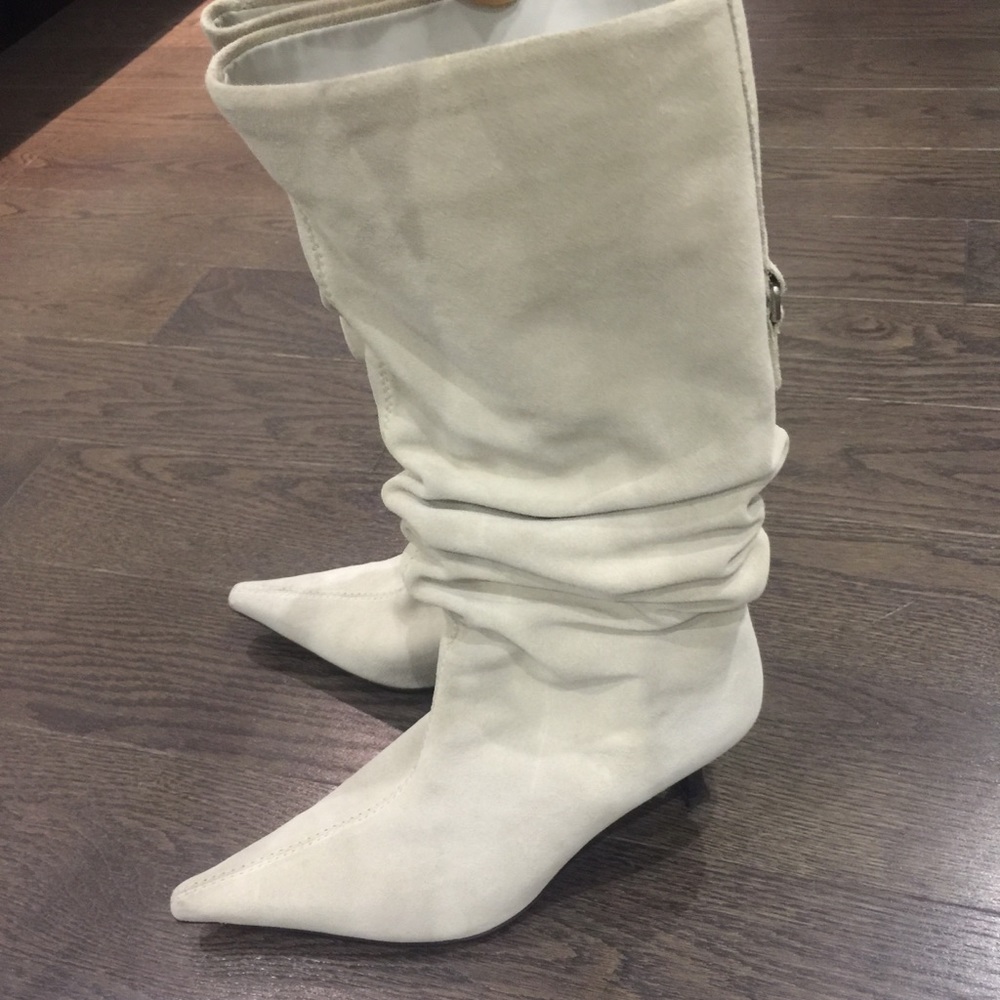 Aldo suede leather heeled boots - Picture 4 of 9